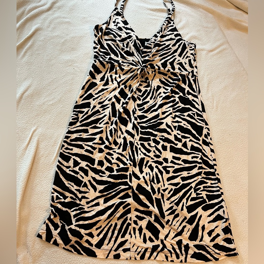 Zebra print dress